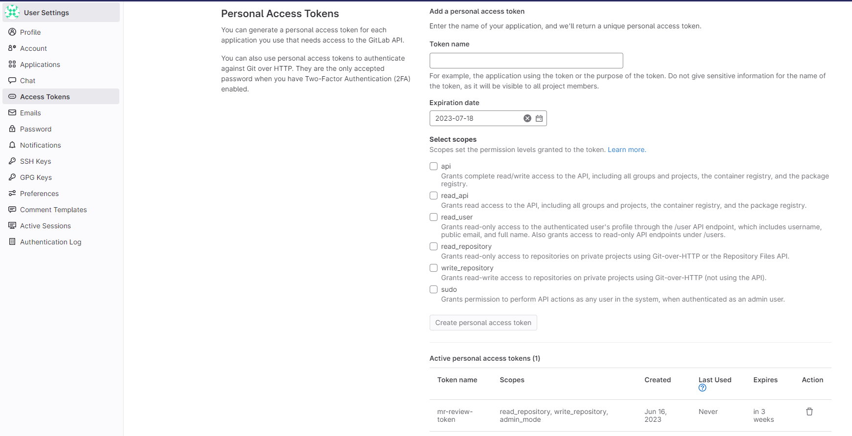 personal_access_token